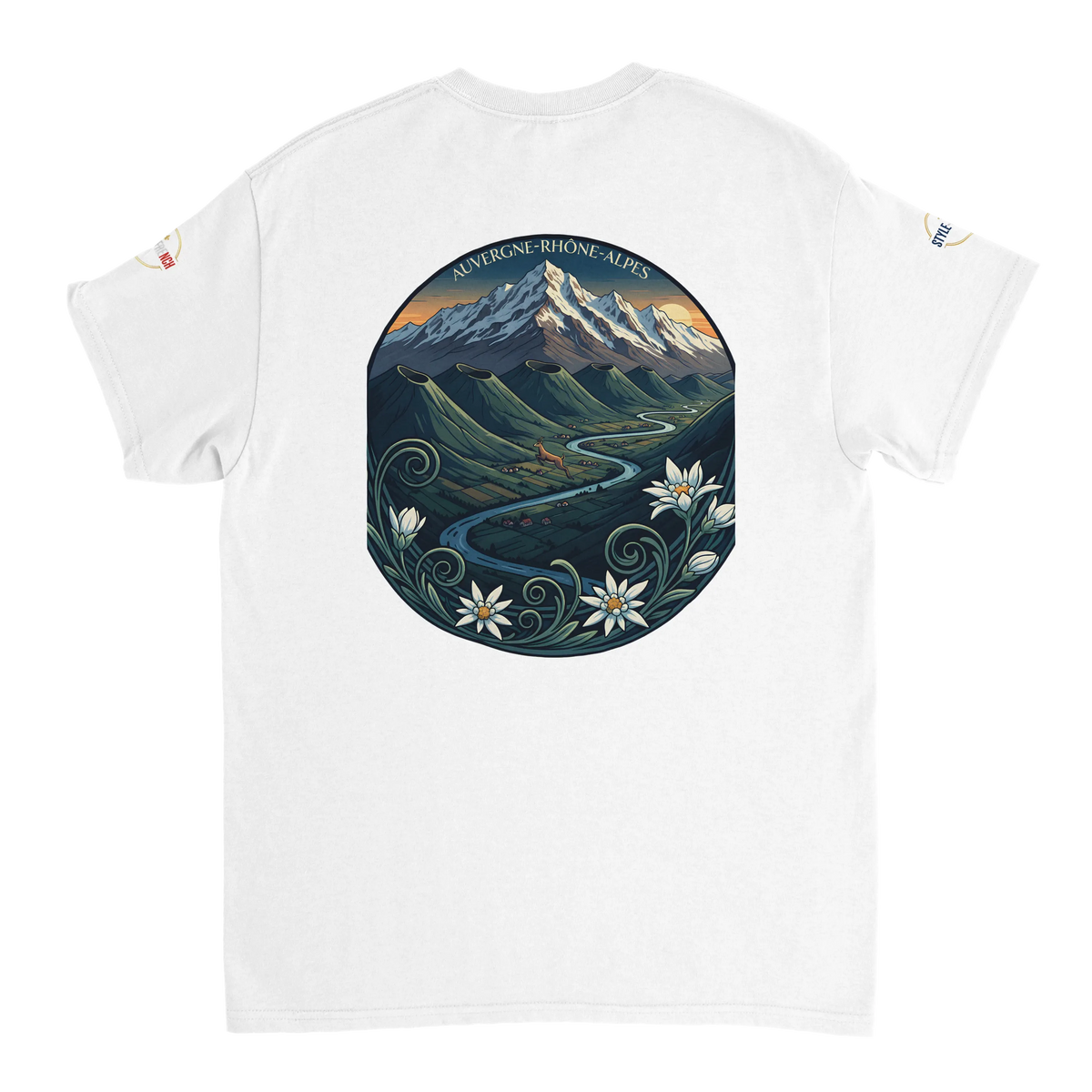 T-Shirt Auvergne -Rhône -Alpes – Coupe Confortable et Durable
