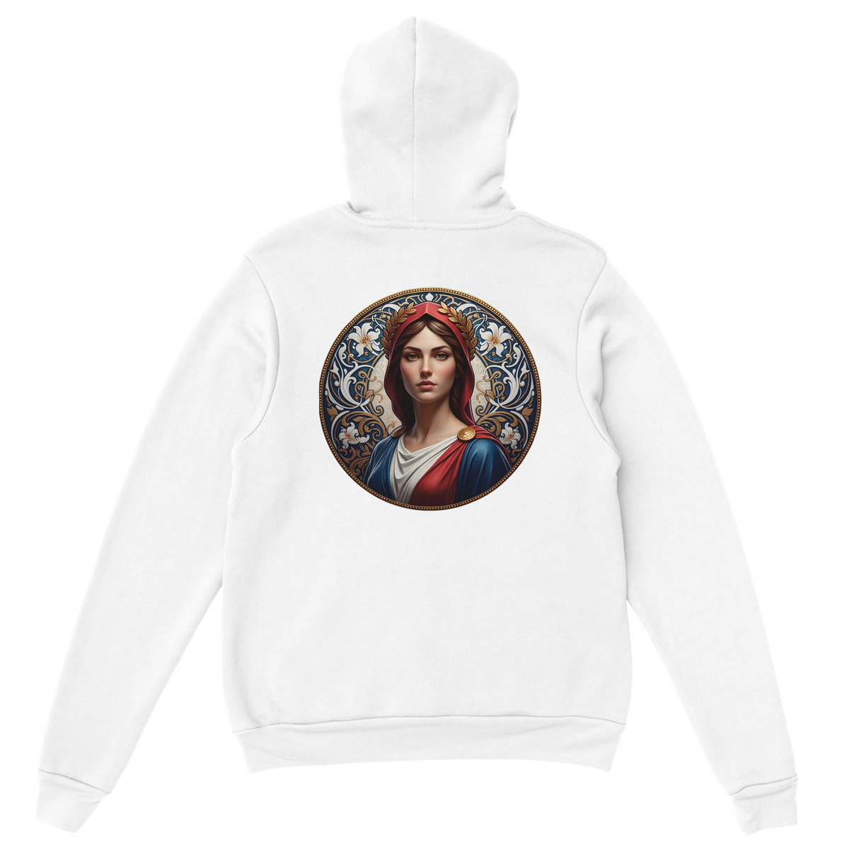 Sweat à capuche femme Marianne - Hoodie en coton et polyester