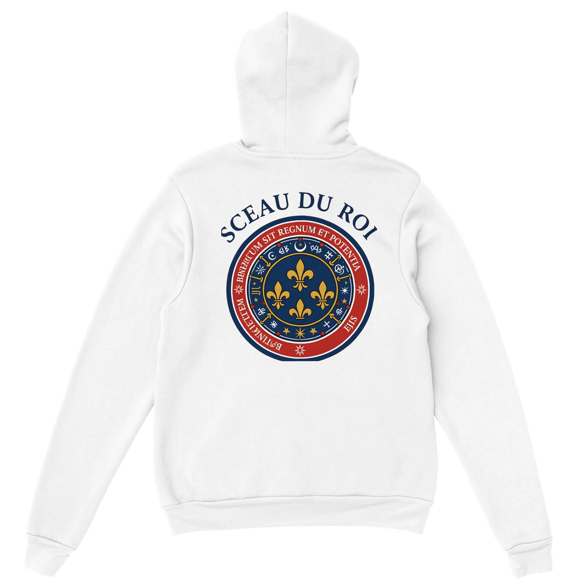 Sweat à capuche Le Sceau du Roi pour homme – Hoodie premium en coton mélangé