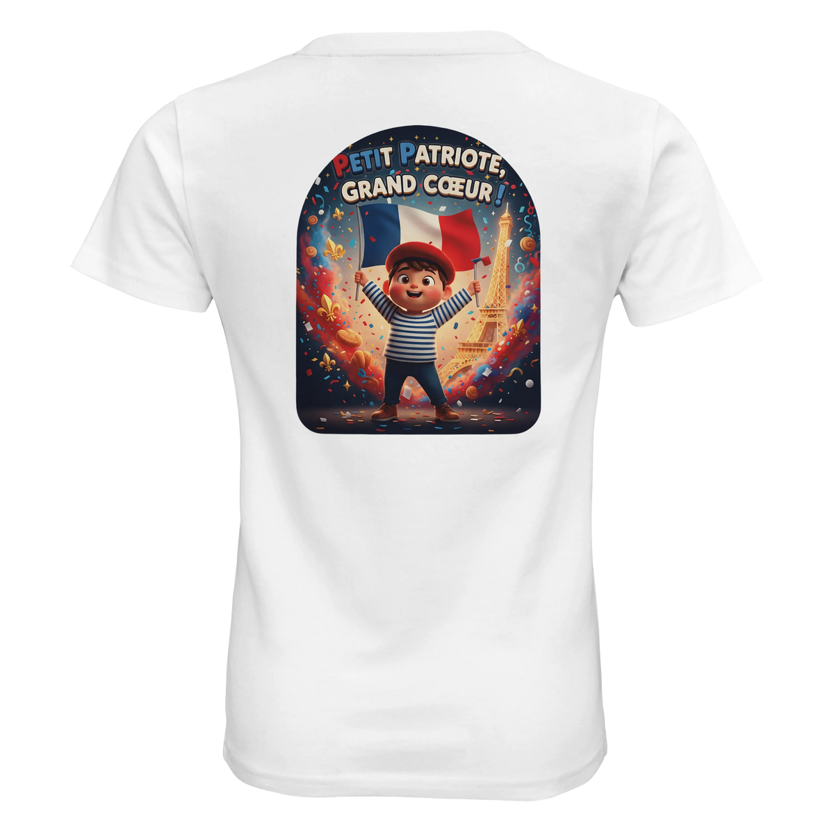 T-shirt Garçon Petit Patriote - Coton Bio Premium