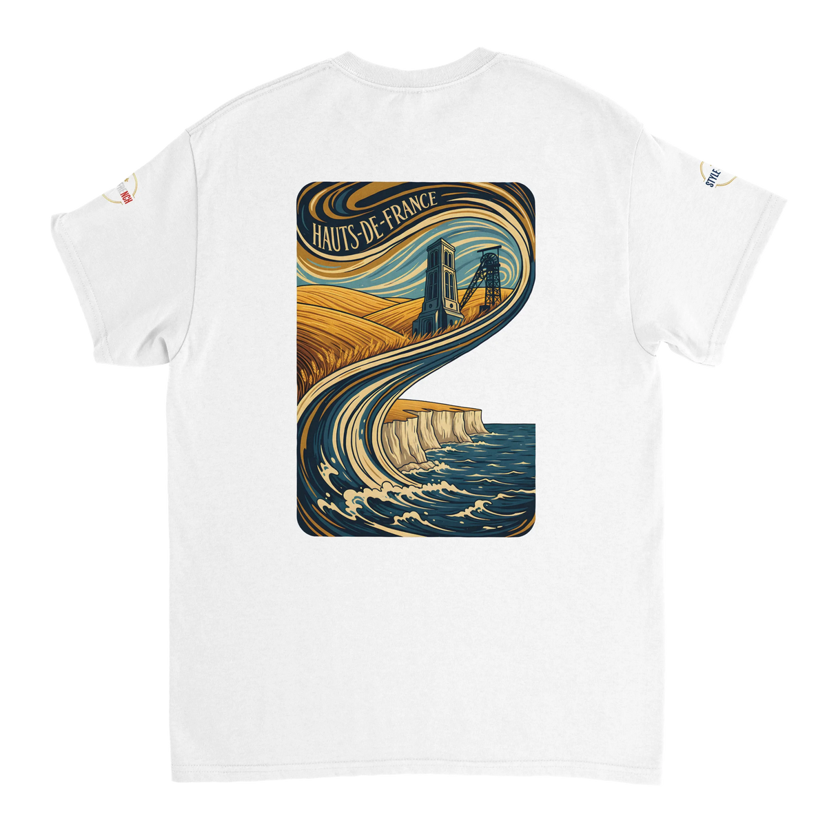 T-shirt Unisexe Haut de France - Coton Épais Premium