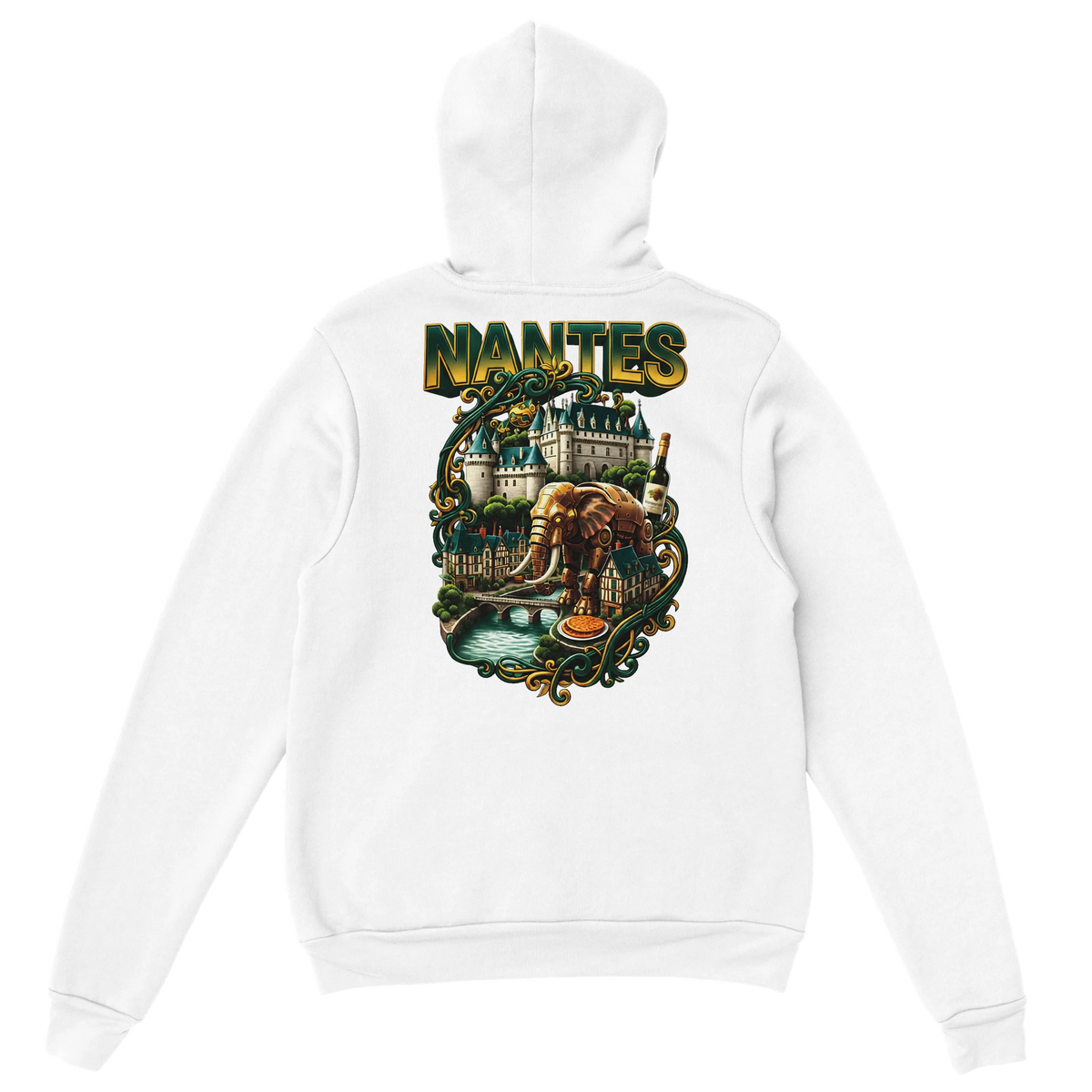 Sweat à capuche unisexe Nantes – Confort premium et style urbain