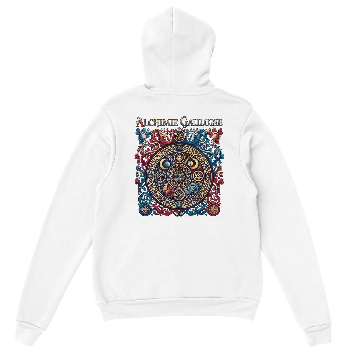 Sweat à capuche homme Alchimie Gauloise – Hoodie premium en coton mélangé