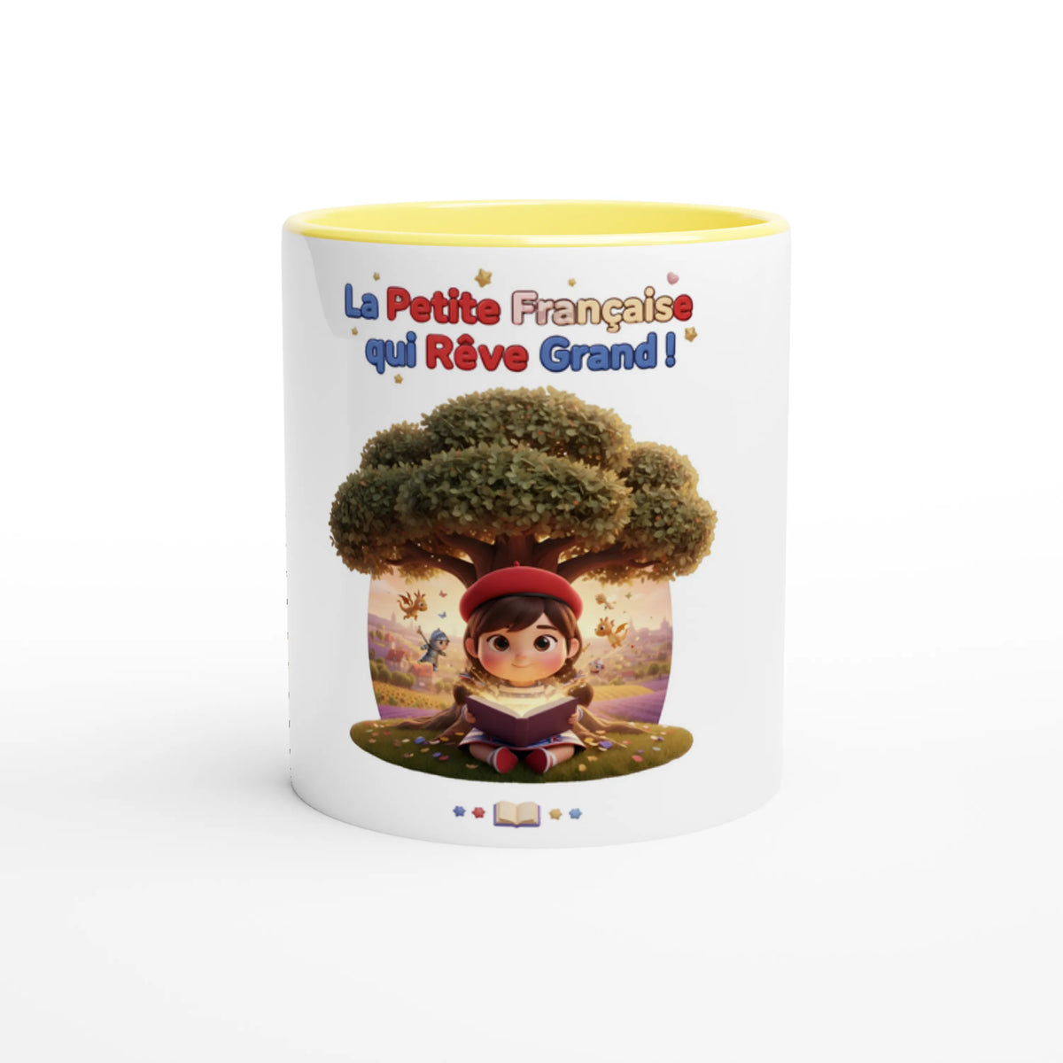 Mug en céramique petite française qui rêve grand de 325 ml (11 oz)