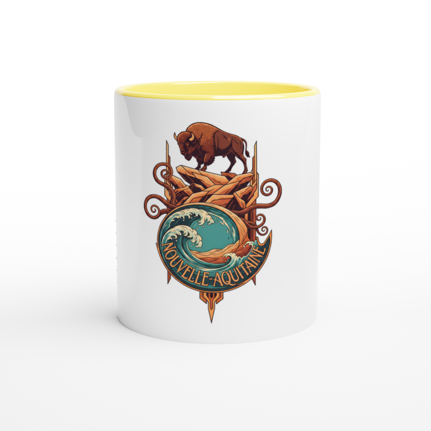 Mug en céramique nouvelle aquitaine de 325 ml (11 oz)