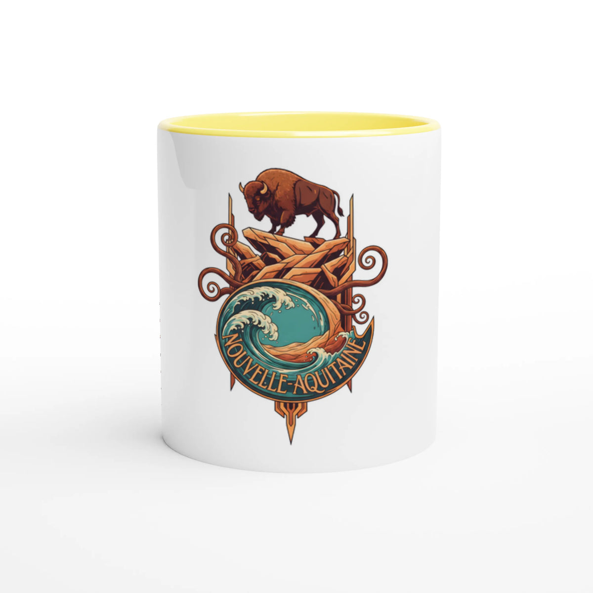Mug en céramique nouvelle aquitaine de 325 ml (11 oz)