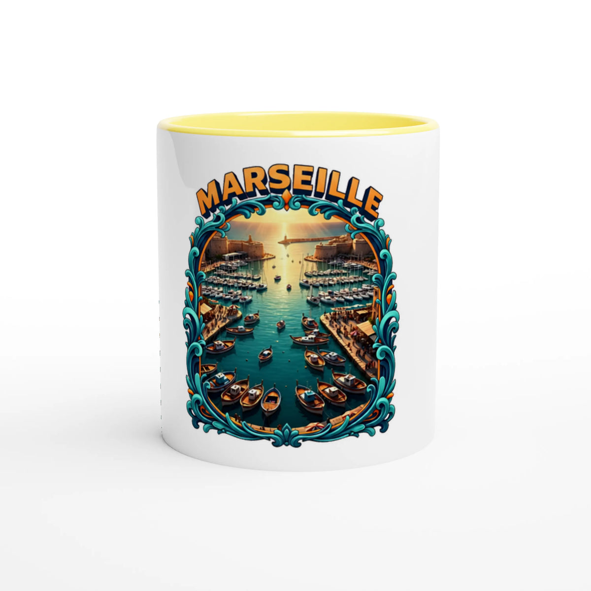 Mug en céramique des villes de France Marseille de 325 ml (11 oz)