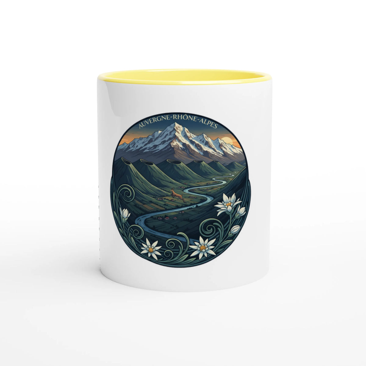 '- Mug en céramiquee auvergne- Rhône- alpes de 325 ml (11 oz)