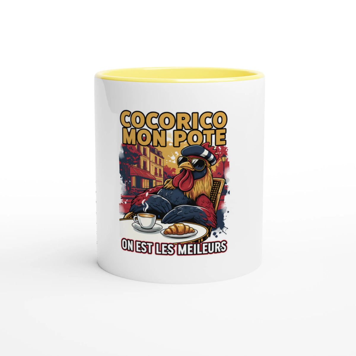 Mug en céramique cocorico on est les meilleurs de 325 ml (11 oz)