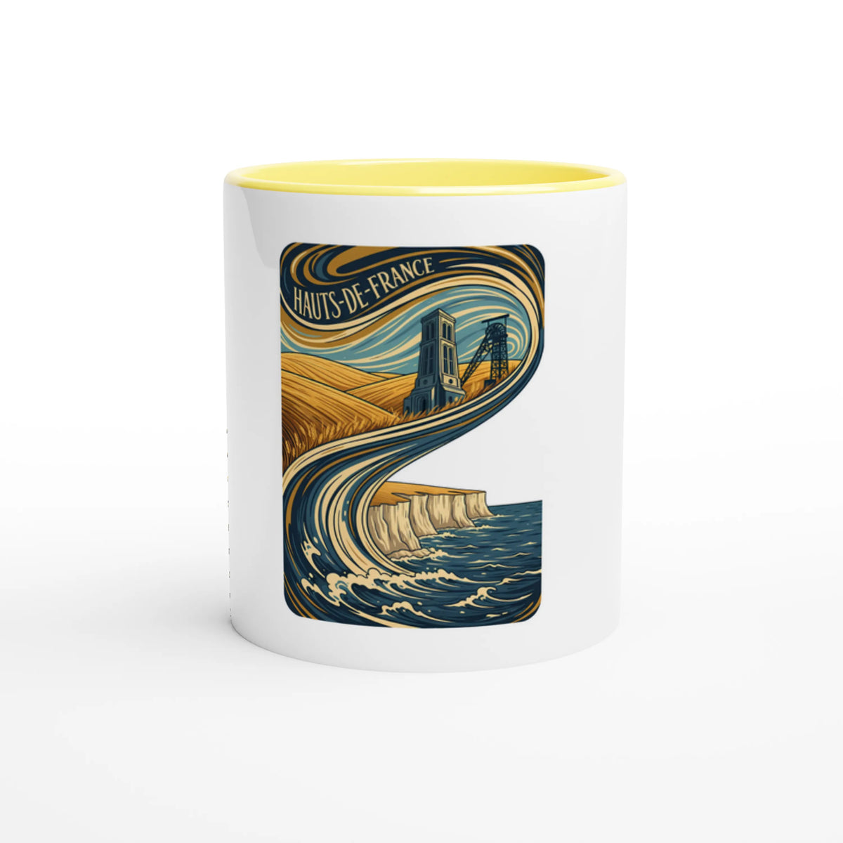 Mug en céramique haut de France de 325 ml (11 oz)