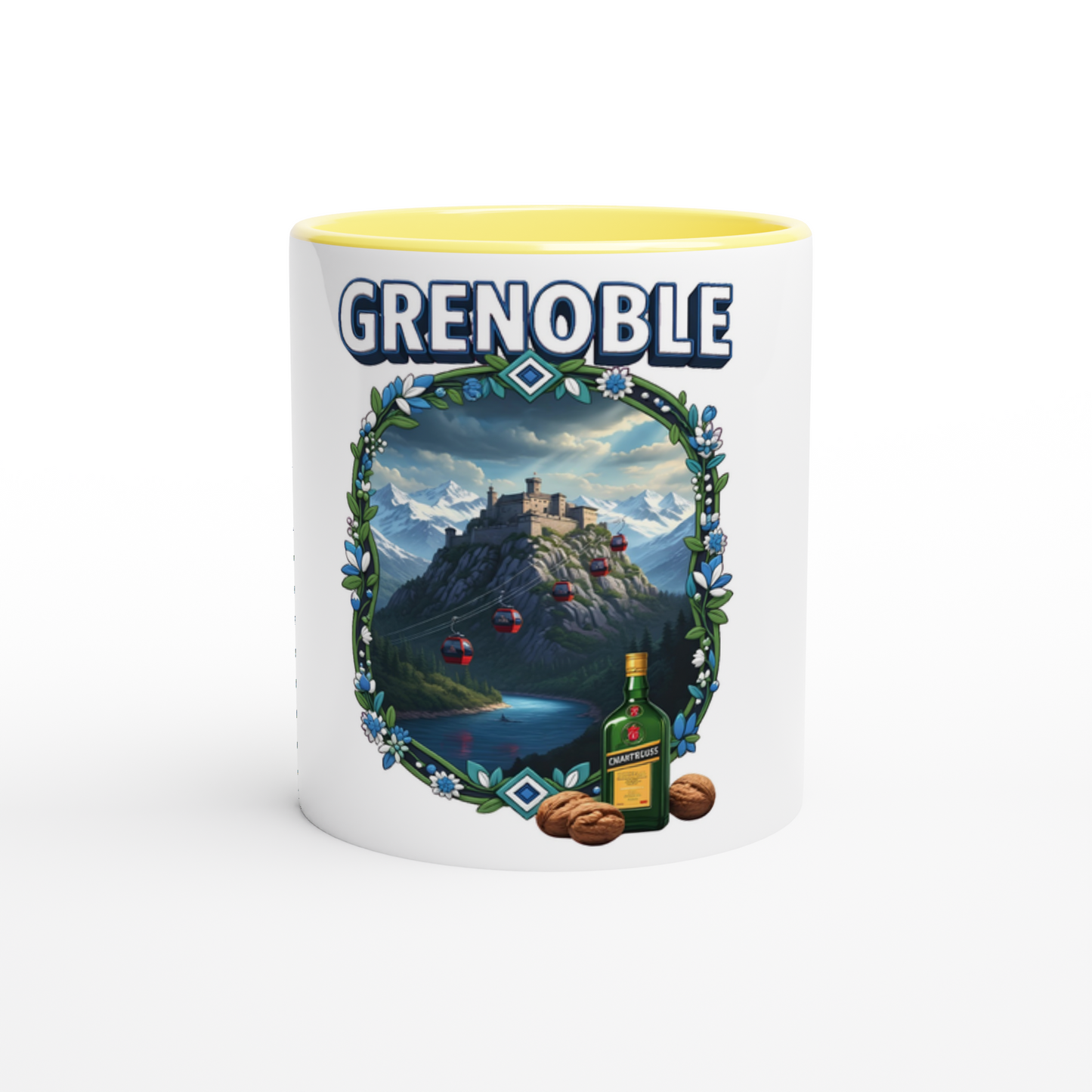 Mug en céramique Grenoble ville de France de 325 ml (11 oz)