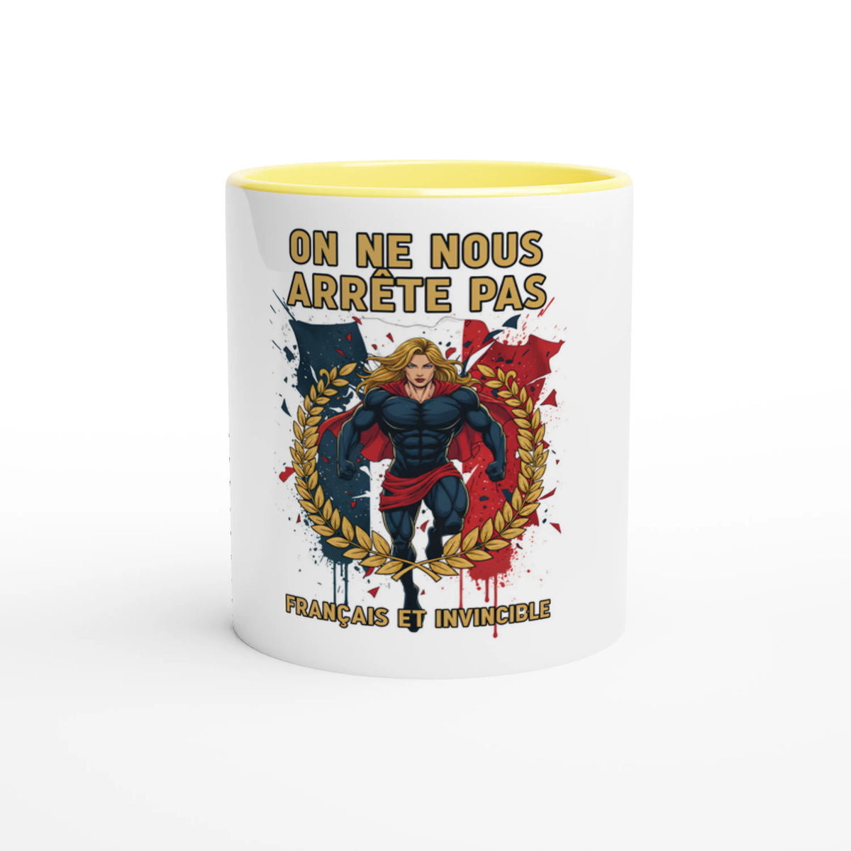 Mug en céramique on nous arrête pas de 325 ml (11 oz)