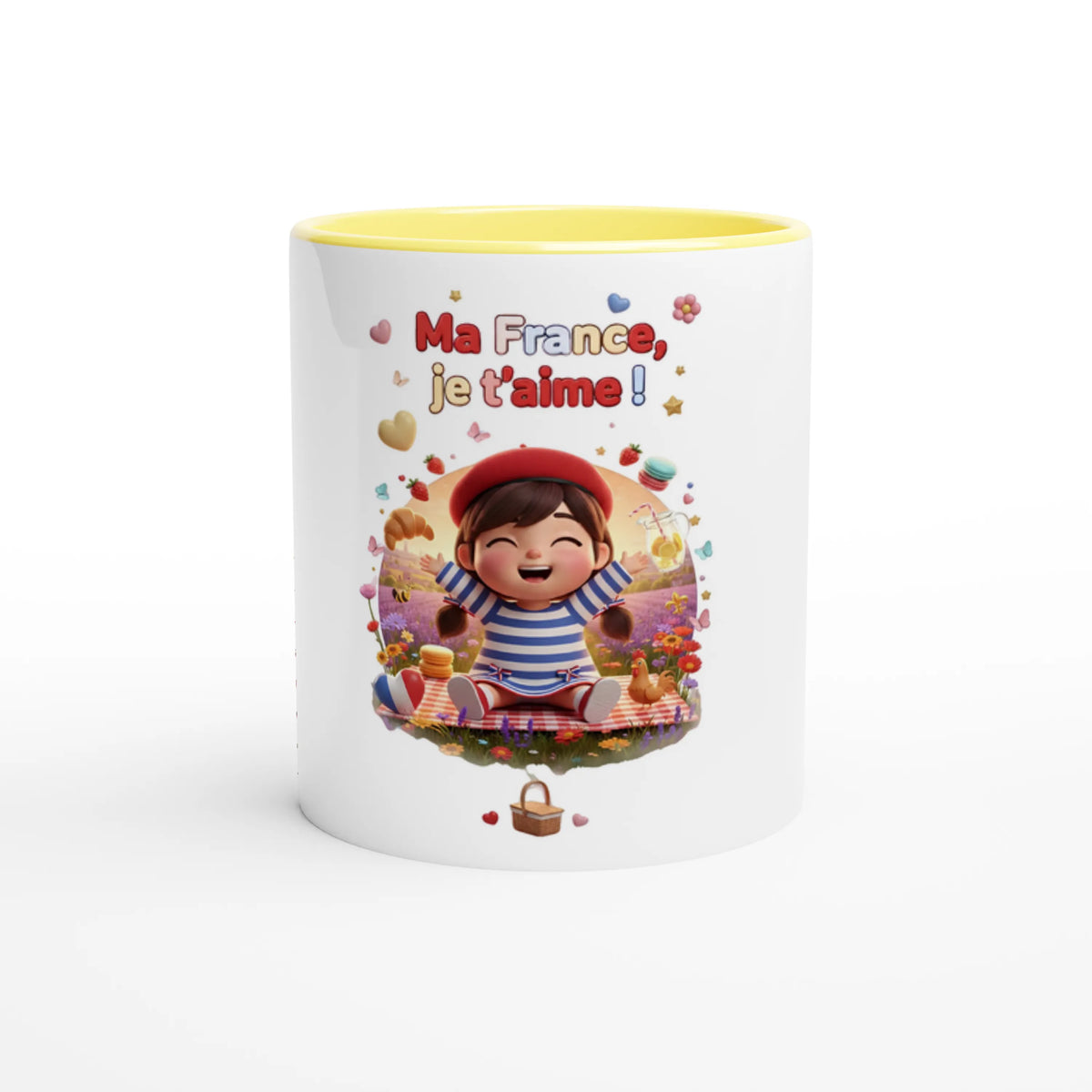 Mug en céramique ma France je t'aime de 325 ml (11 oz)