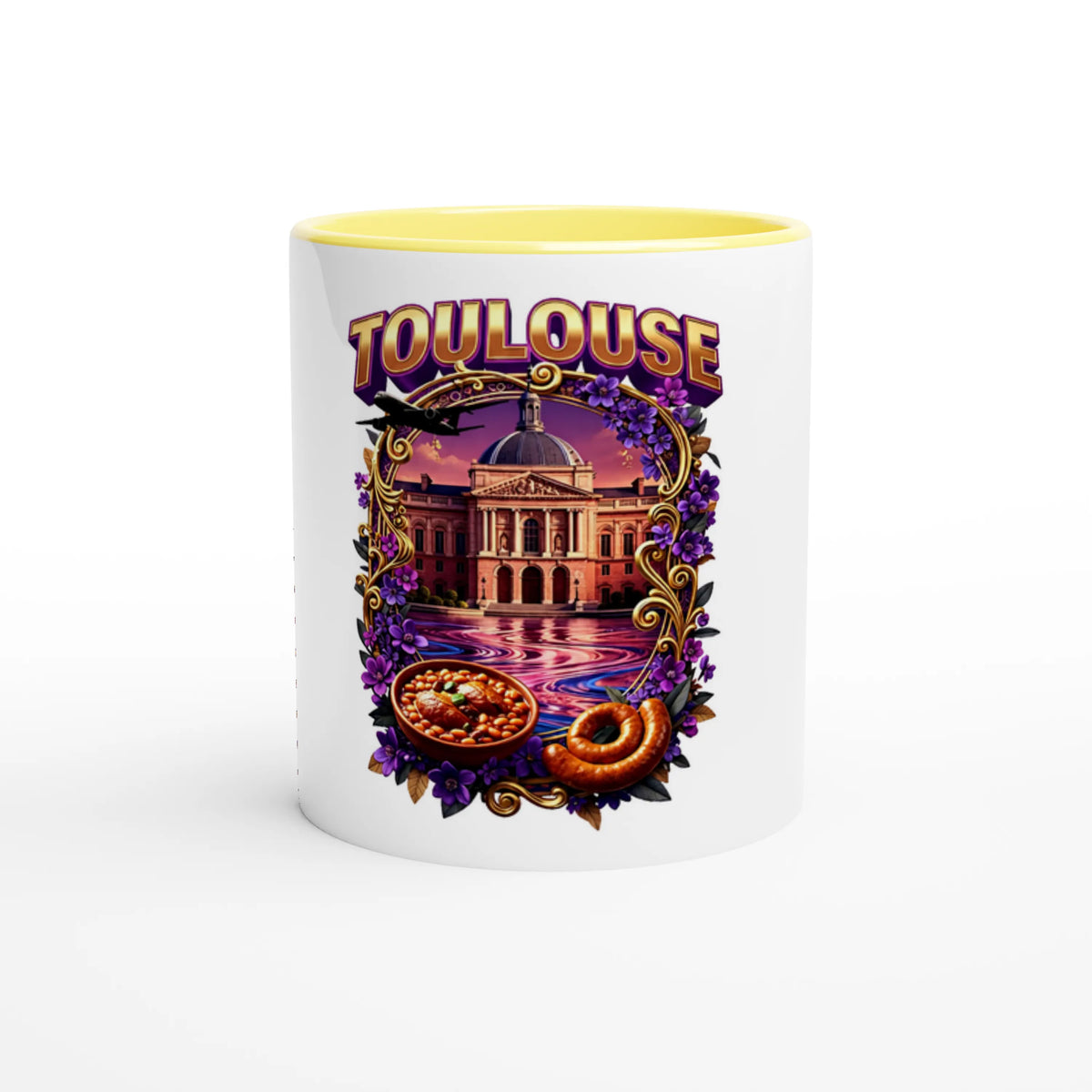 Mug en céramique Toulouse ville de France de 325 ml (11 oz)