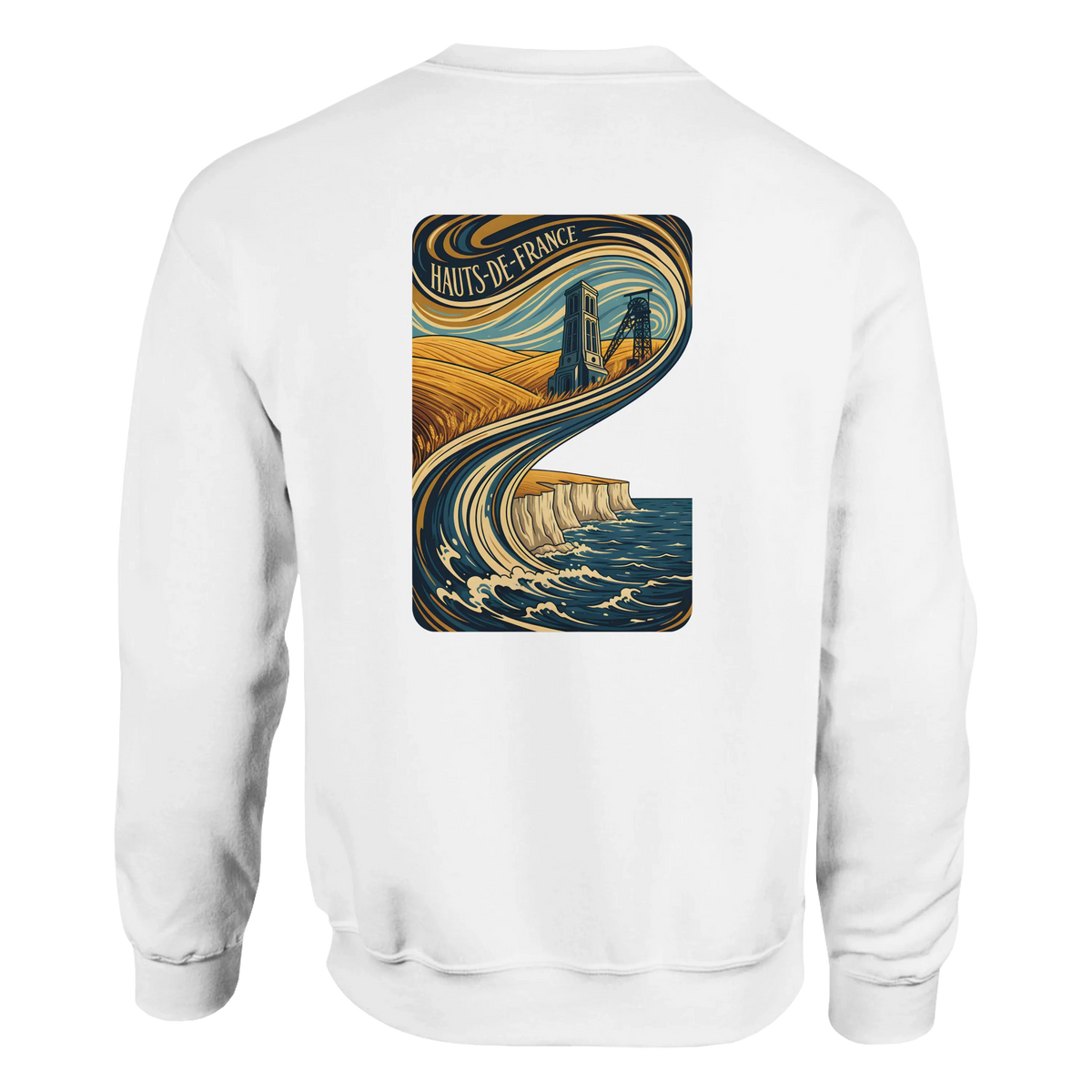 Sweat-shirt Unisexe Haut de France - Confort Premium et Design Classique