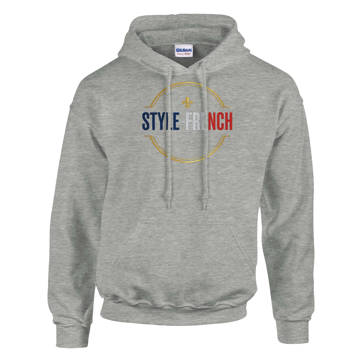 Sweat à capuche Homme - Design Œil de la République - Premium Confort