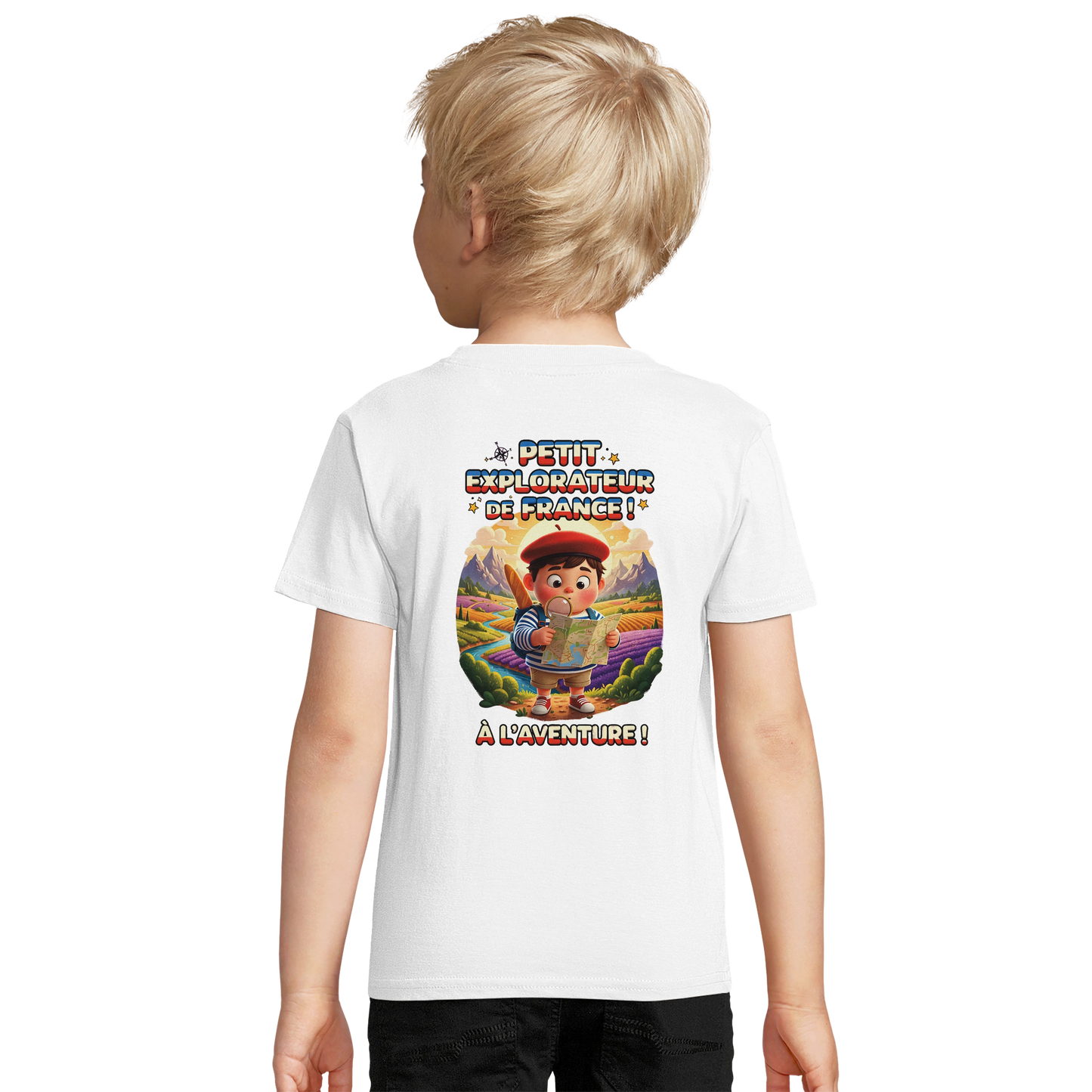 T-shirt Garçon Petit Explorateur – 100% Coton Bio