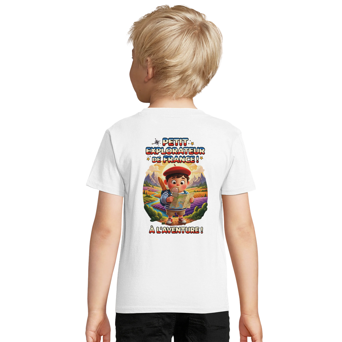 T-shirt Garçon Petit Explorateur – 100% Coton Bio