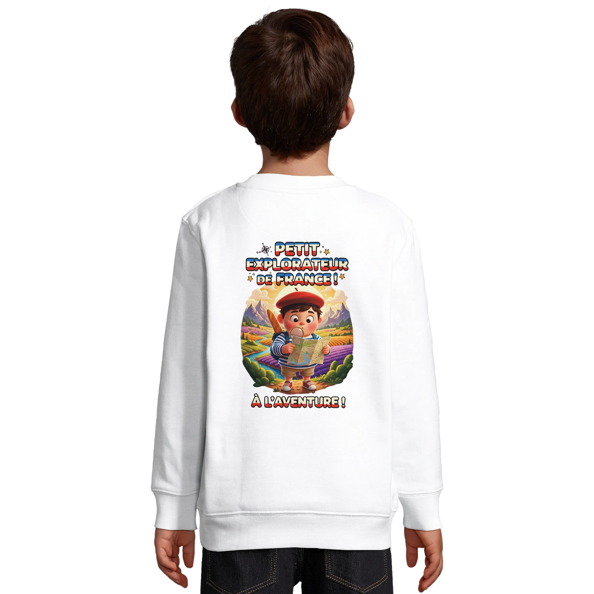 Sweat-shirt Garçon Petit Explorateur – Confort Éco-Responsable