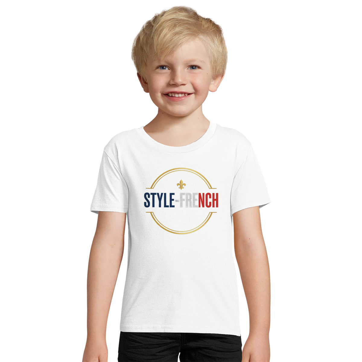 T-shirt Enfant Petit Artiste de France – 100% Coton Bio