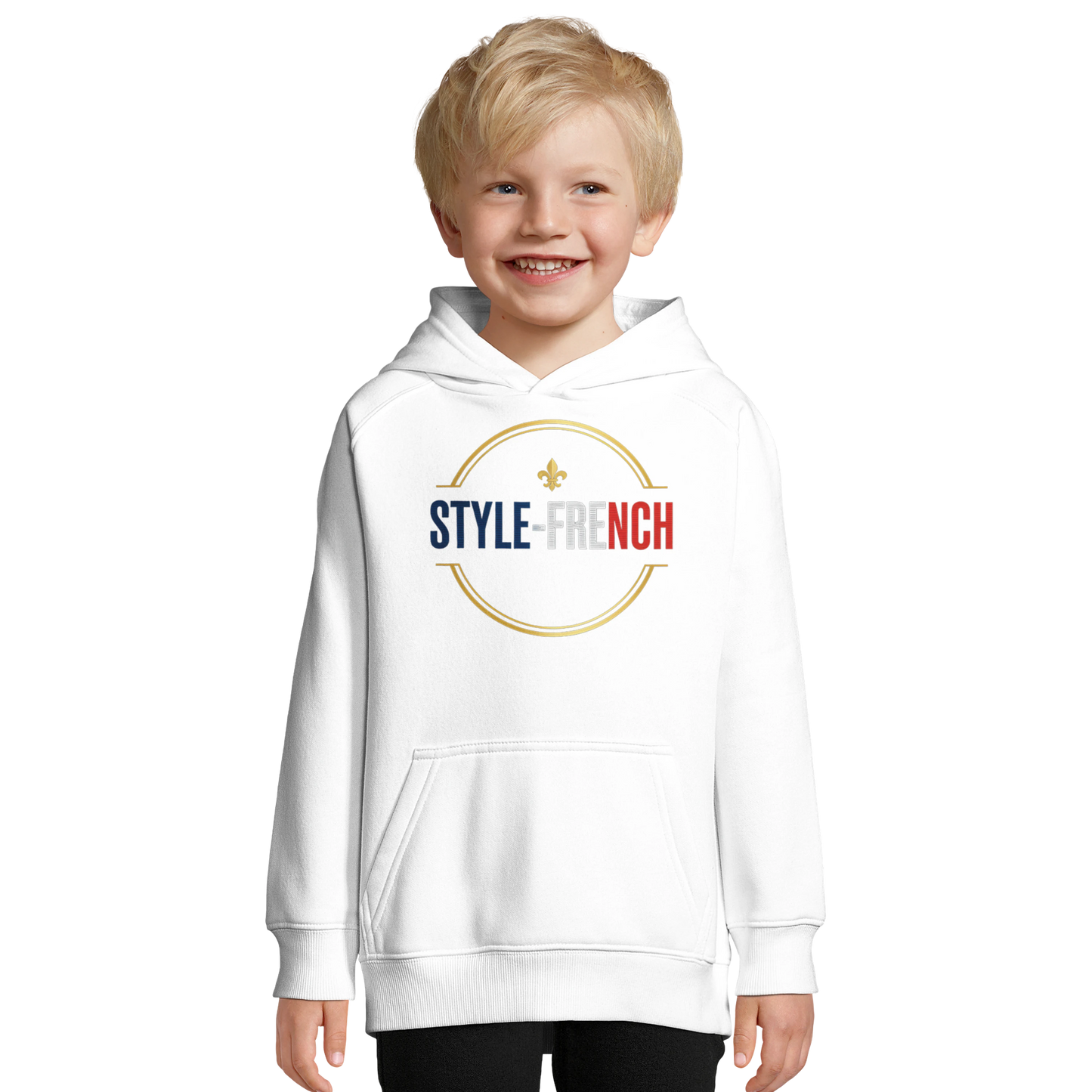 Sweat à Capuche garçon Petit Artiste de France – Coton Bio Durable