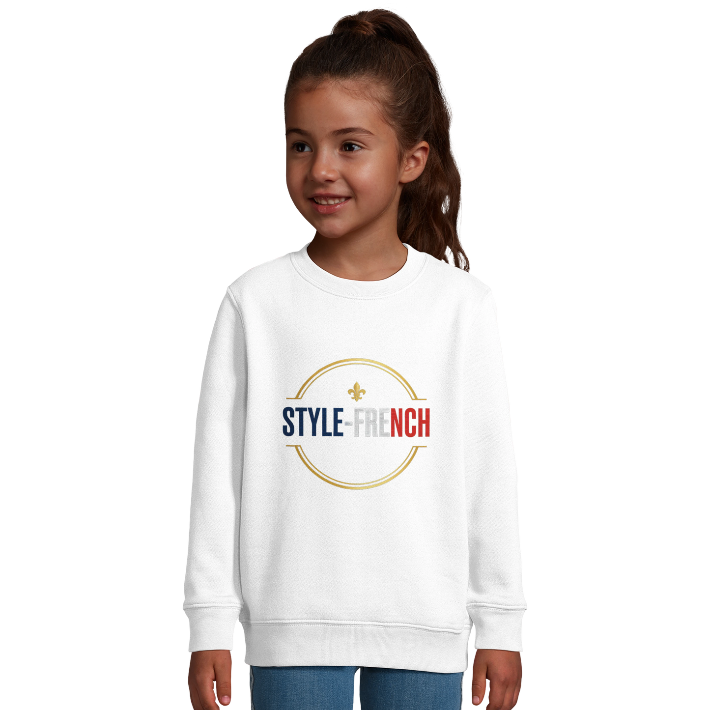 Sweat-shirt fille "Petite Chef, Grand Talent" – Coton Écoresponsable