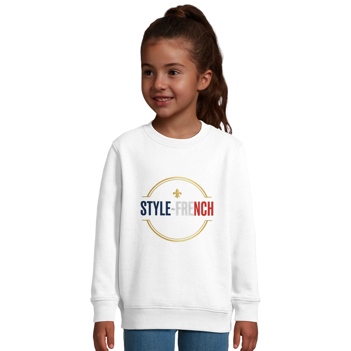 La Petite Française Qui Rêve Grand - Sweat-shirt Enfant Écoresponsable