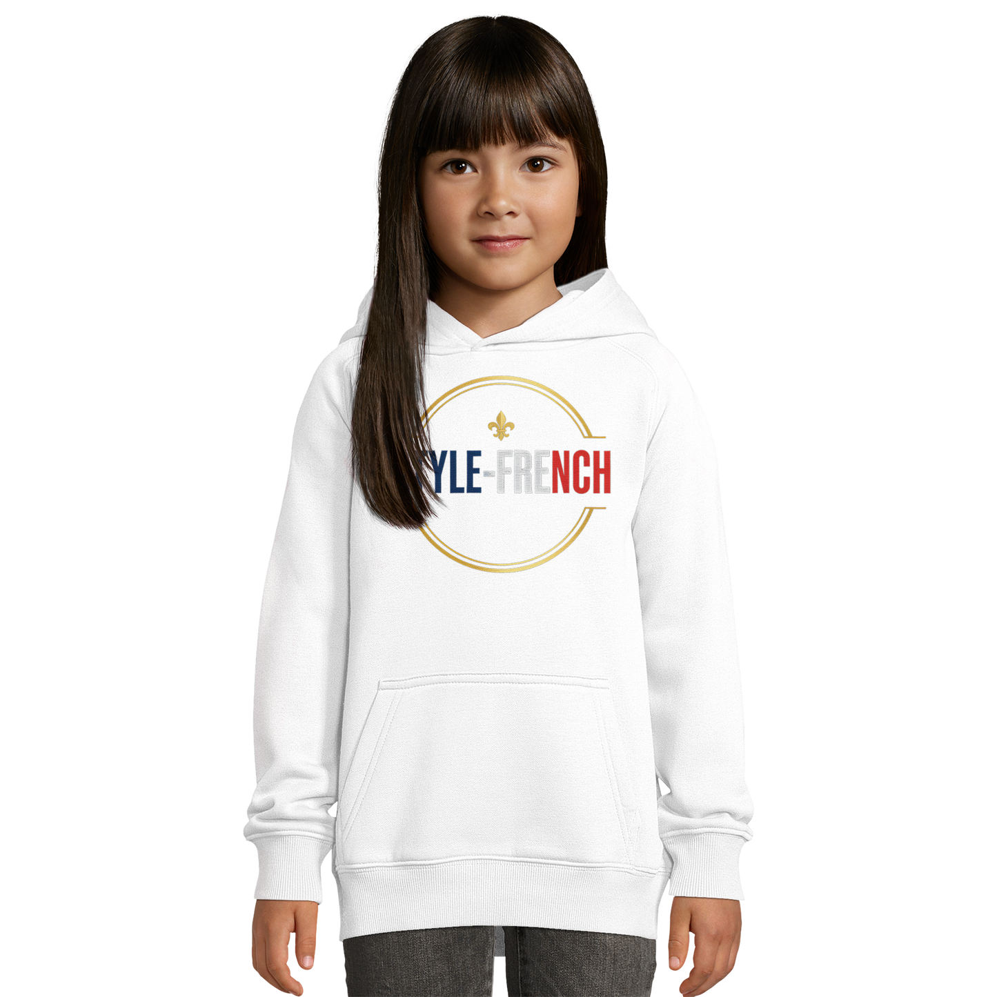 Sweat à capuche enfant - Petite Championne Olympique - Coton Bio