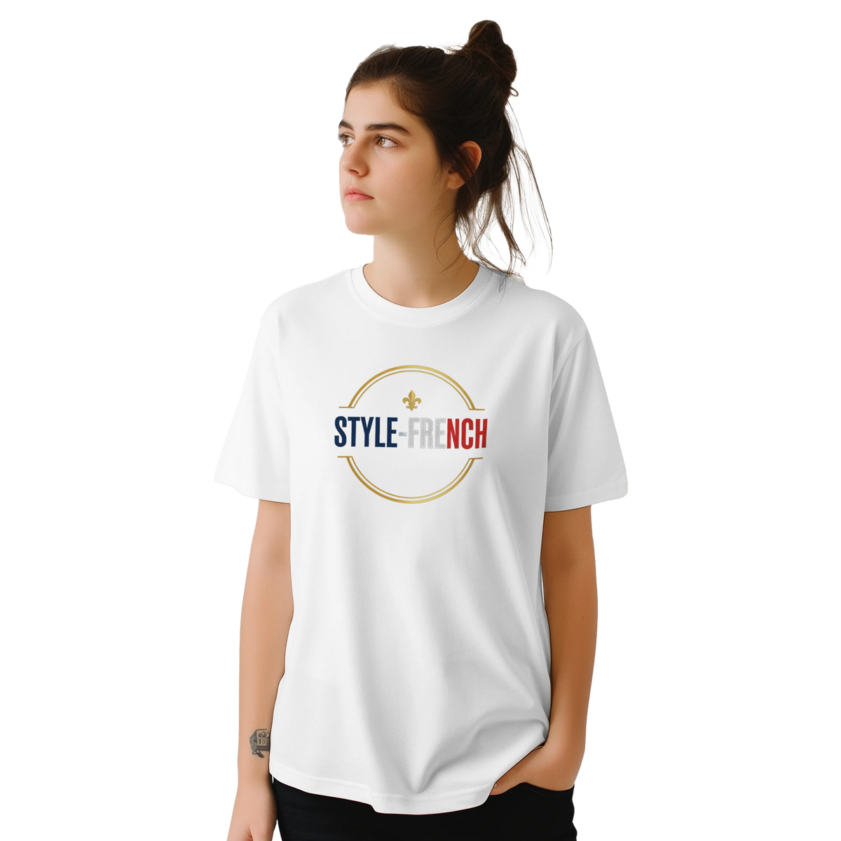 T-shirt femme L'âme de France – Premium Cotton Tee with Classic French Design