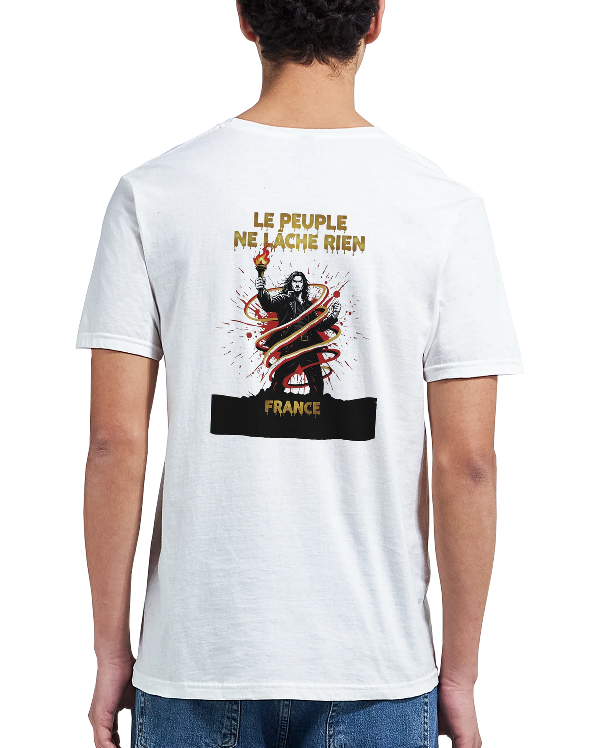 T-shirt Le Peuple Ne Lâche Rien – T-shirt Activiste Premium