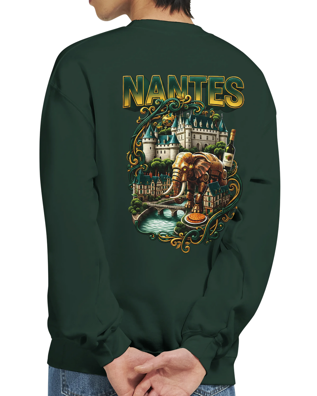 Sweat-shirt unisexe Nantes – Confort premium et style décontracté