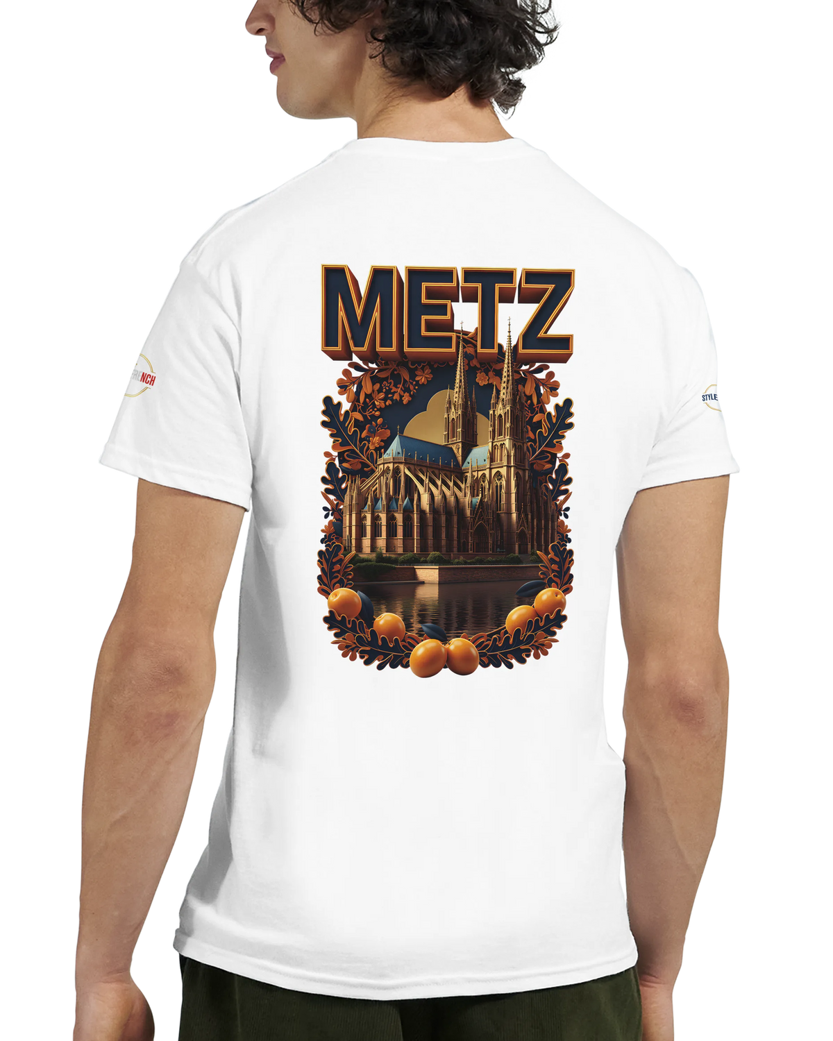 T-shirt Unisexe Metz - Design Ville de France en Coton Épais