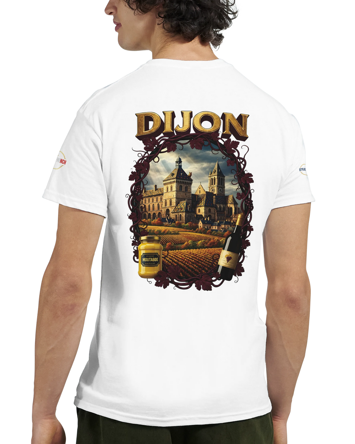 T-shirt Unisexe Dijon – Ville de France en Coton Premium