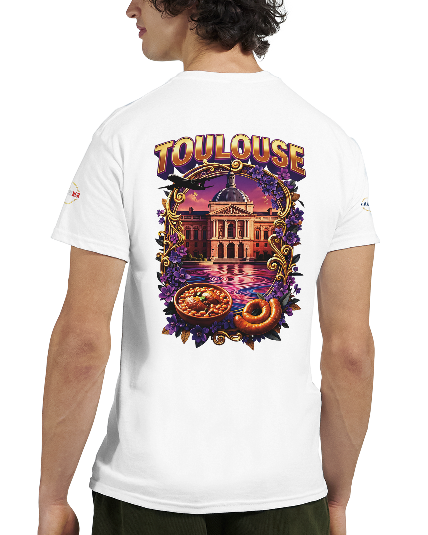 T-Shirt Unisexe Toulouse France – T-Shirt en Coton Premium à Coupe Classique