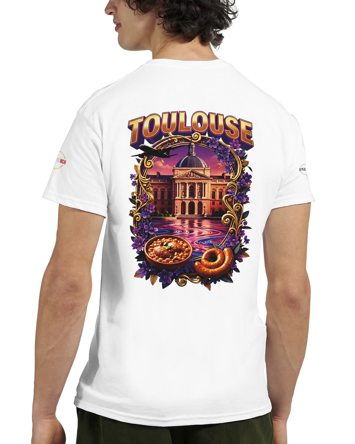 T-Shirt Unisexe Toulouse France – T-Shirt en Coton Premium à Coupe Classique