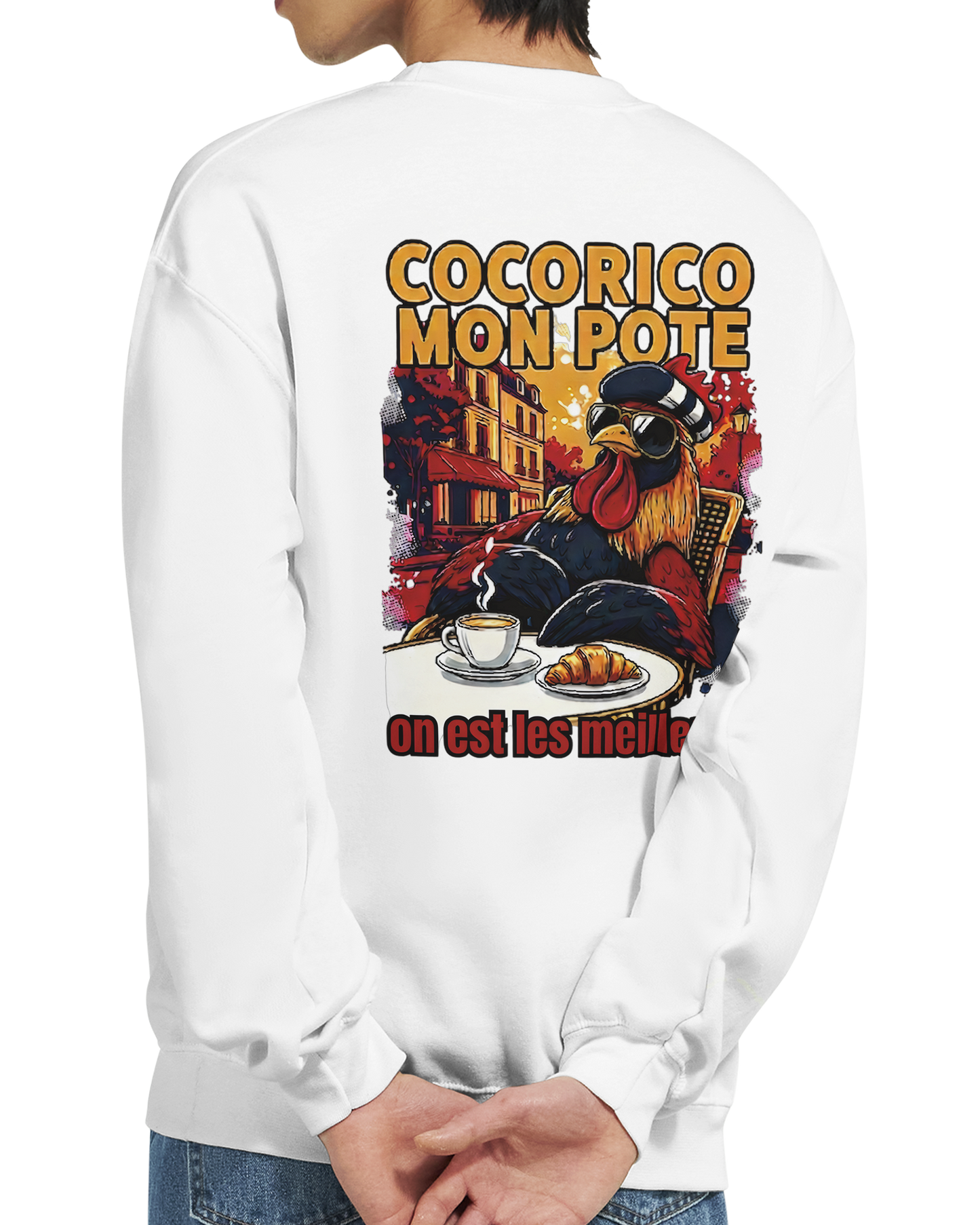 Sweat-shirt Cocorico On Est Les Meilleurs - Confort et Style Premium