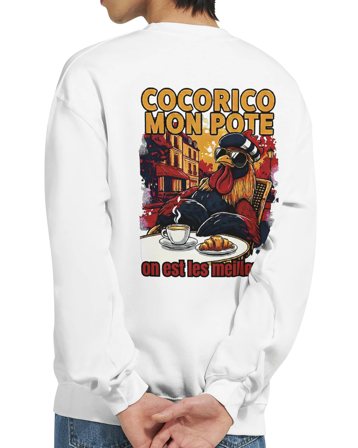 sweat-shirt premium Cocorico..