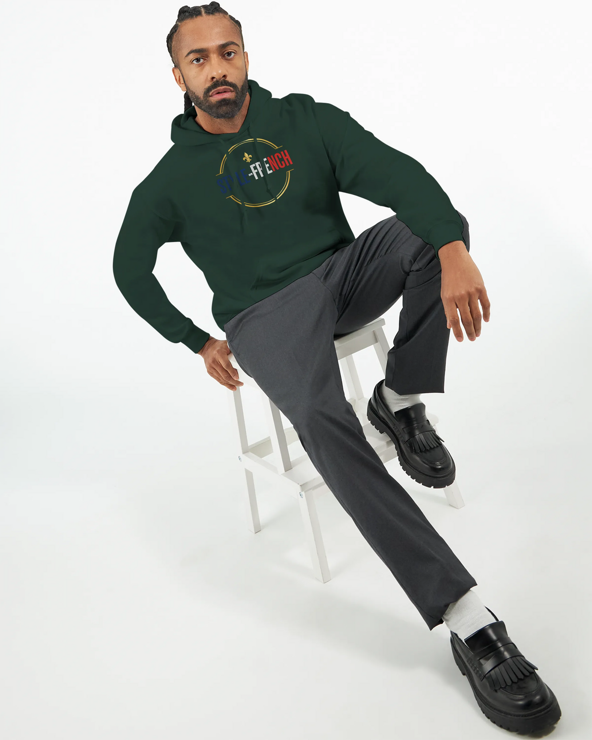 Sweat à Capuche Homme « Né en France » – Premium Confort et Style