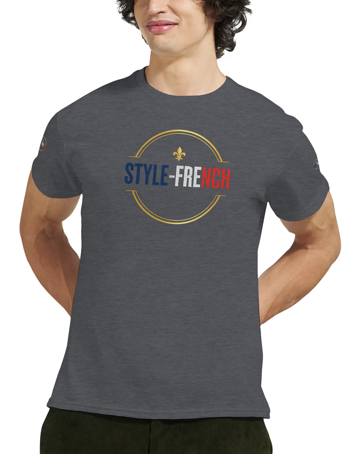 Unisex T-Shirt Lyon City France Heavy Crew Neck | Gildan® 5000
