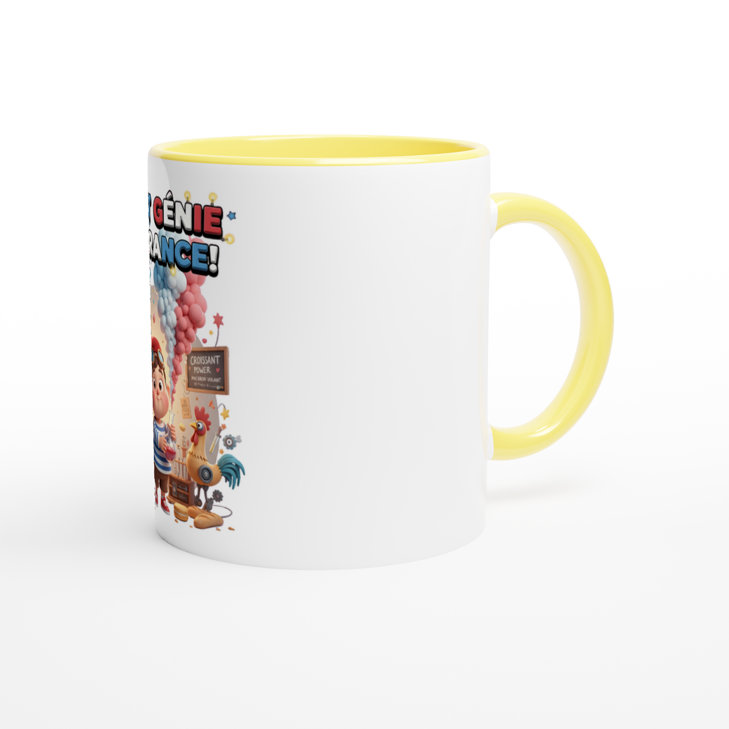 Mug en céramique petit génie Français de 325 ml (11 oz)