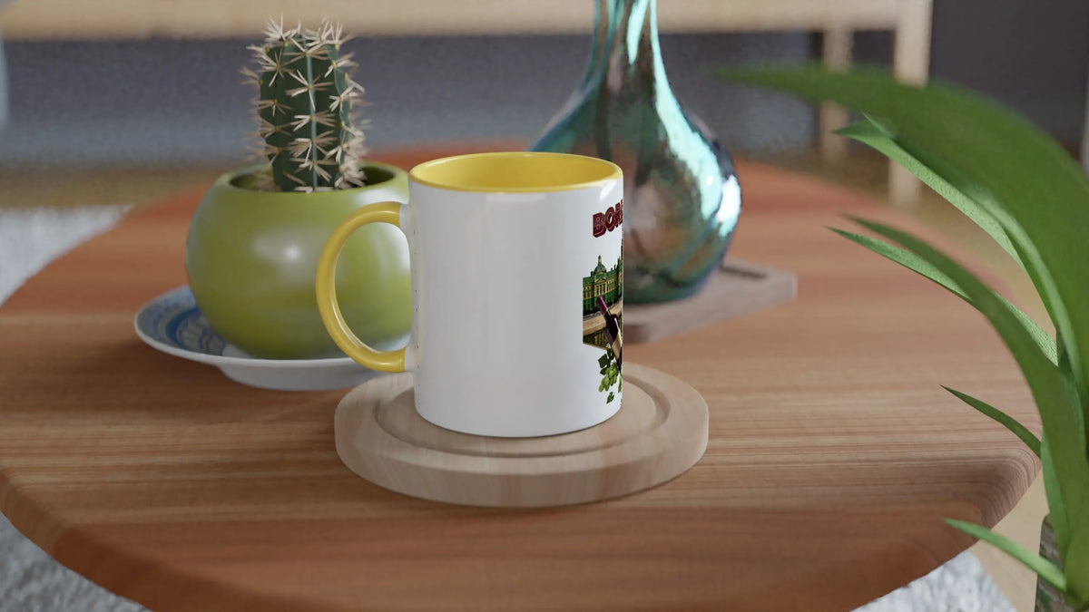 Mug en céramique bordeaux ville de France de 325 ml (11 oz)