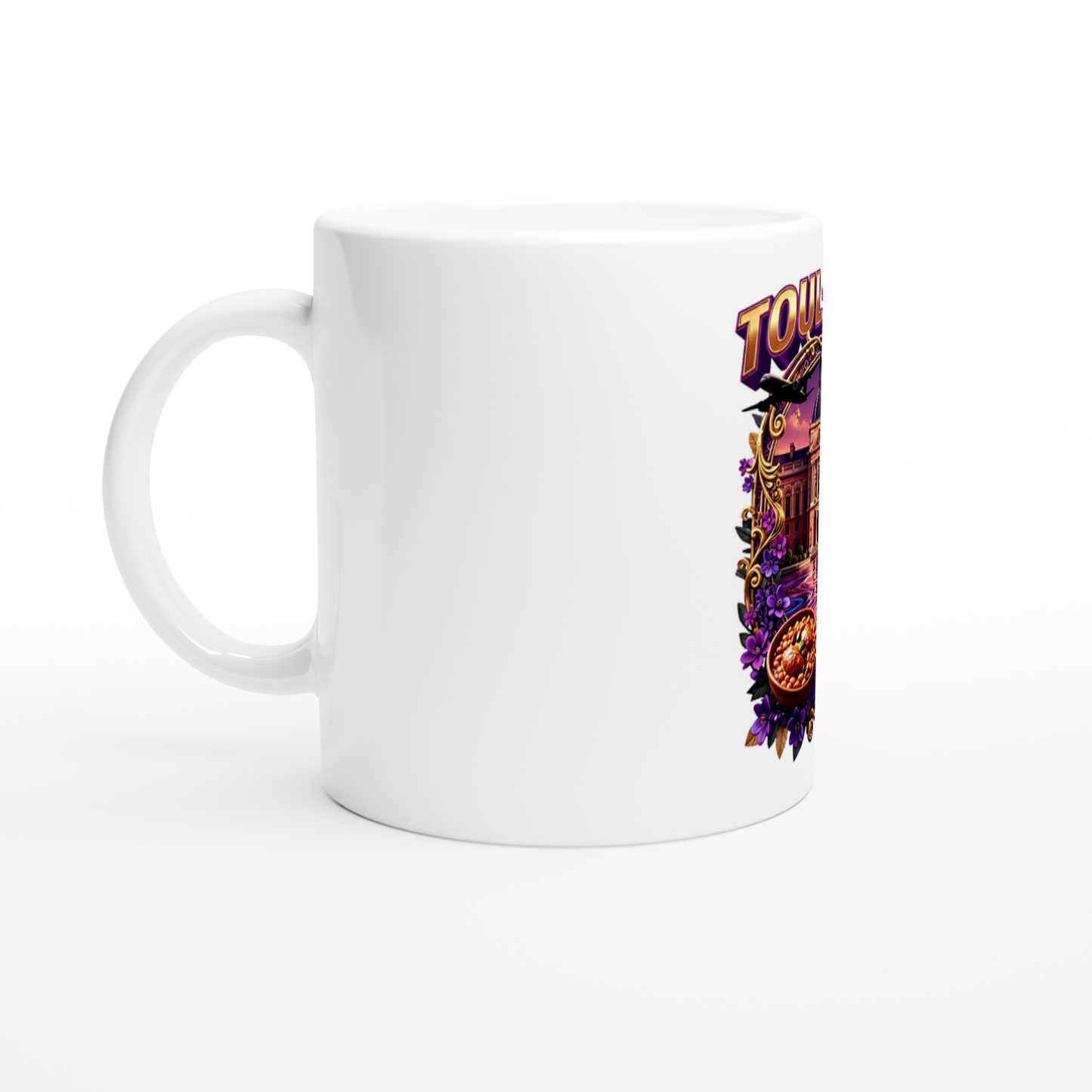 Mug en céramique Toulouse ville de France de 325 ml (11 oz)