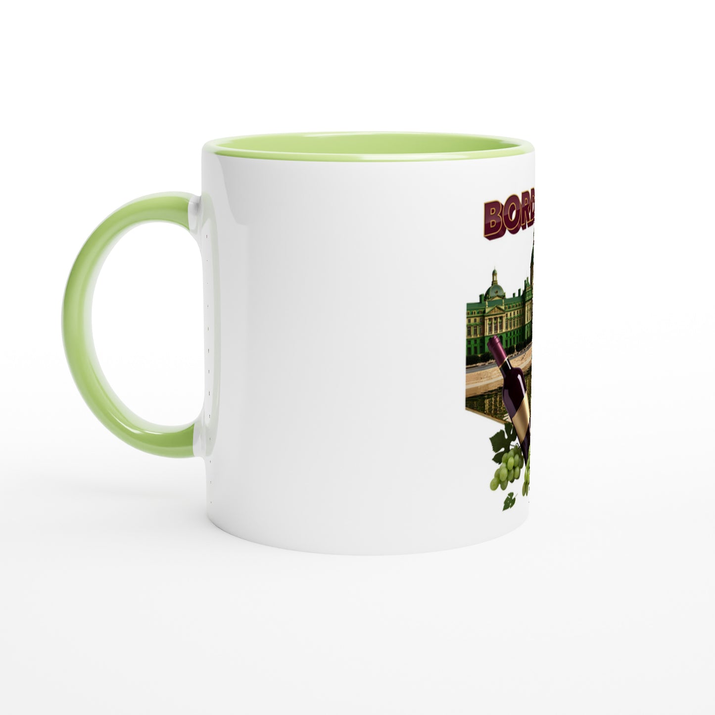 Mug en céramique bordeaux ville de France  de 325 ml (11 oz)
