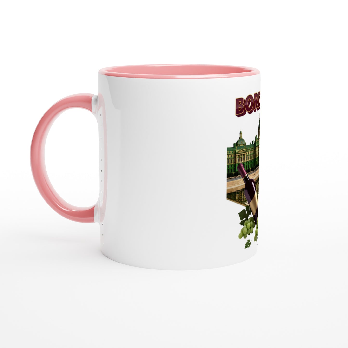 Mug en céramique bordeaux ville de France  de 325 ml (11 oz)