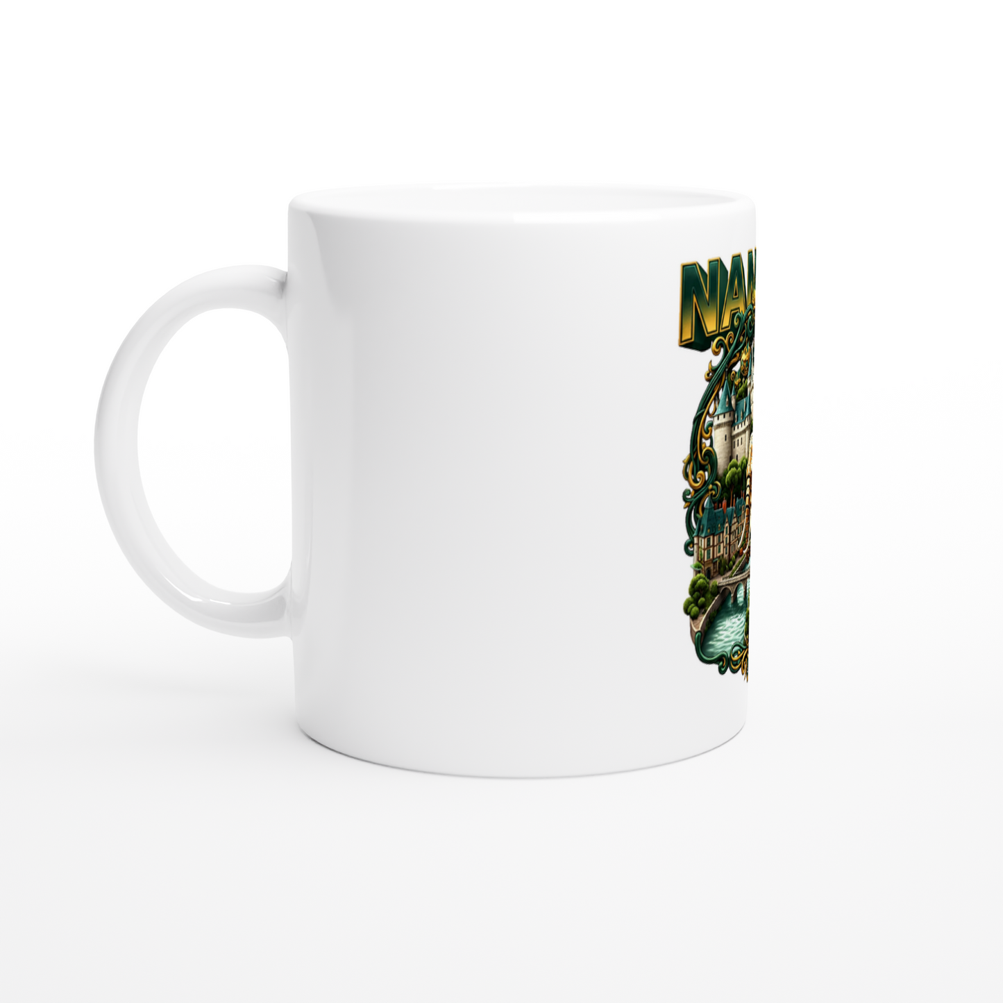 Mug en céramique Nantes ville de France  de 325 ml (11 oz)