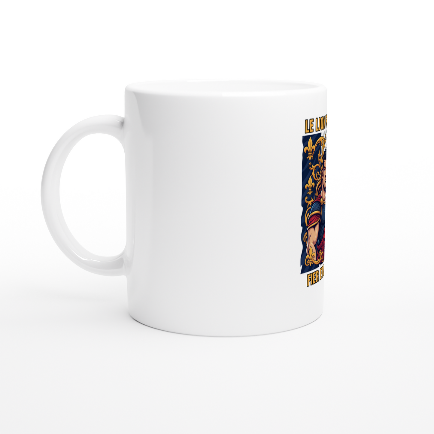 Mug en céramique   lion fort   de 325 ml (11 oz)
