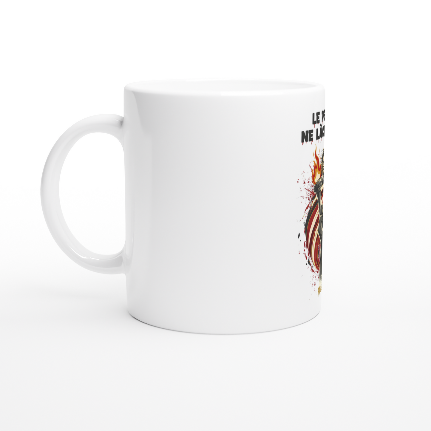 Mug en céramique le peuple lâche rien de 325 ml (11 oz)