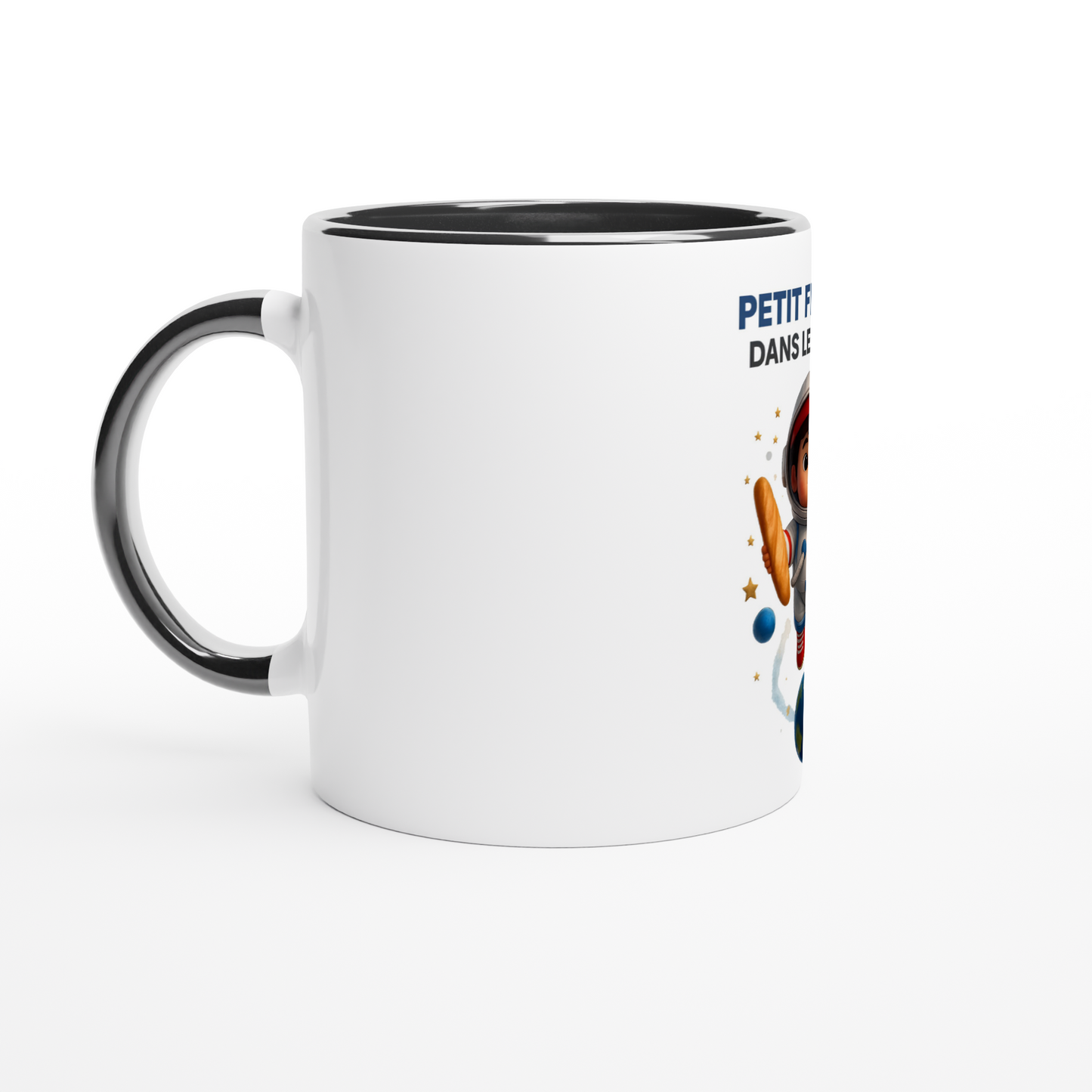 Mug en céramique petit Français dans les étoiles  de 325 ml (11 oz)