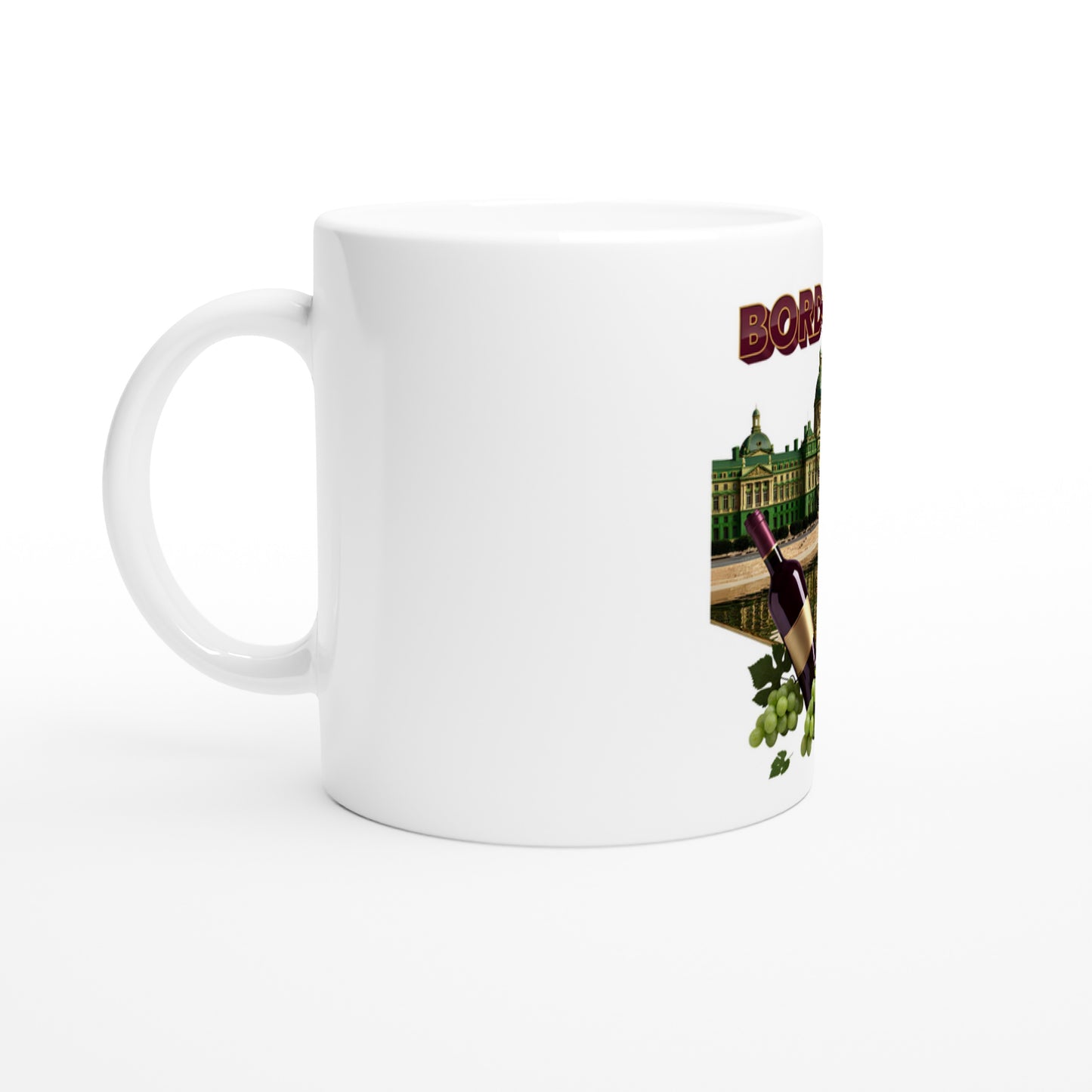 Mug en céramique bordeaux ville de France  de 325 ml (11 oz)