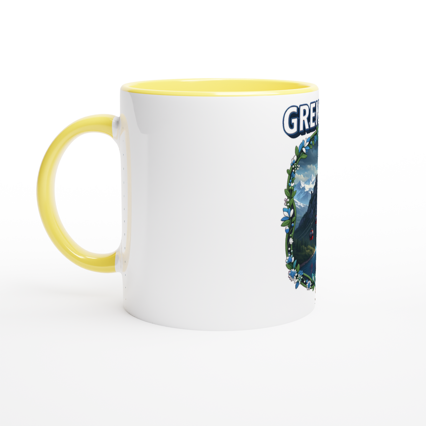 Mug en céramique Grenoble ville de France de 325 ml (11 oz)